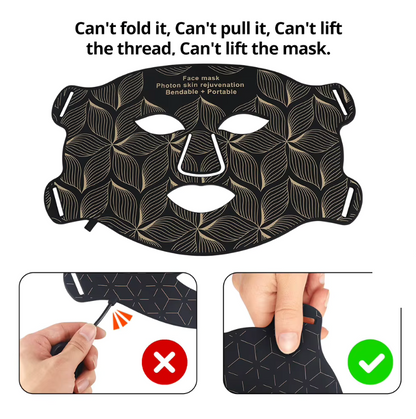 Full-Face red-Light Therapy Led mask.