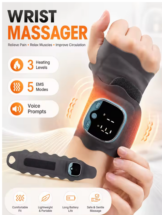 Electric Heating Wrist Massager